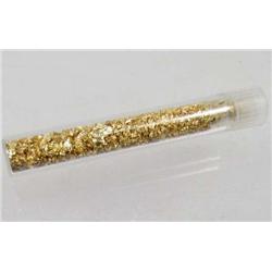 VIAL OF GOLD FLAKES
