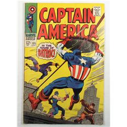 1968 CAPTAIN AMERICA COMIC BOOK NO. 105 - 12 CENT COVER