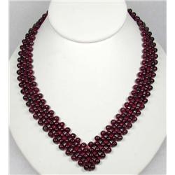 NATURAL AFRICAN GARNET NECKLACE - 449 CTS.