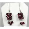 Image 1 : PAIR OF NATURAL AFRICAN GARNET EARRINGS - 55.3 CT. TW