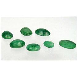 LOT OF 34.8 CTS. NATURAL EMERALDS