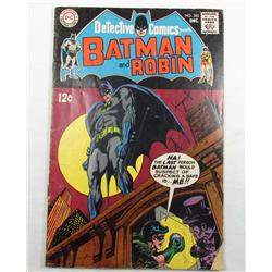 1968 "DETECTIVE COMICS" COMIC BOOK NO. 382 W/ BATMAN & ROBIN - 12 CENT COVER