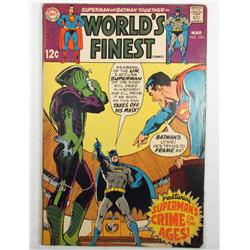 1969 "WORLD'S FINEST" COMIC BOOK NO. 183 W/ BATMAN & SUPERMAN - 12 CENT COVER