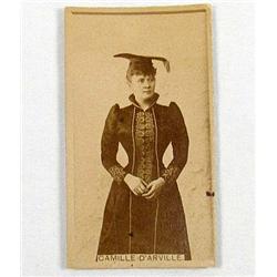 C. 1890'S ACTRESS CAMILLE D'ARVILLE SWEET CAPORAL CIGARETTE CARD