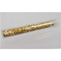 VIAL OF GOLD FLAKES
