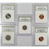 Image 1 : LOT OF 5 INB CASED COINS