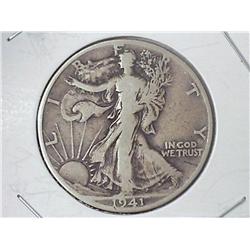 1941 WALKING LIBERTY HALF DOLLAR