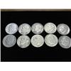 Image 1 : 10 ASSORTED SILVER ROOSEVELT DIMES