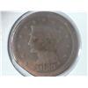 Image 1 : 1853 US LARGE CENT CLIPPED RIM