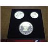 Image 2 : 1976 US BICENTENNIAL SILVER PROOF SET 3 COINS