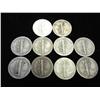 Image 2 : 10 ASSORTED MERCURY DIMES (SILVER)