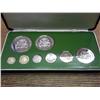 Image 2 : 1976 GUYANA 8 COIN PROOF SET