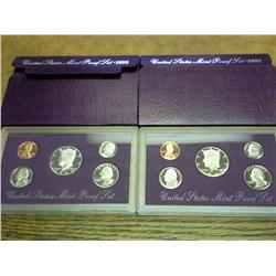 2-1992 US PROOF SETS