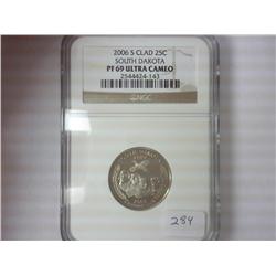2006-S SD QUARTER NGC PF69 ULTRA CAMEO