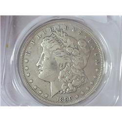 1890-CC MORGAN SILVER DOLLAR