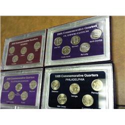 4 STATE QUARTER SETS (UNC)