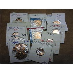 APPROX. 41 - 1969-1977 LINCOLN CENTS