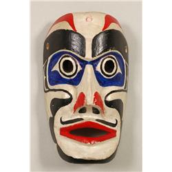 Russell Smith Miniature Atlakim Mask 2 3/4" H. 1 5/8" W.  Good Condition