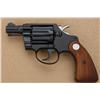 Image 1 : Colt Cobra Model lightweight DA revolver, .38  Special cal., 2” barrel, black finish,  checkered Col