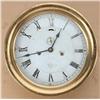 Image 1 : Large brass ship’s clock by American  Schaeffer & Budenberg, approx. 12-1/2” in  diameter in overall