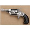 Image 1 : Hopkins & Allen Model XL No. 4 spur trigger  engraved revolver, .38 cal., 2-1/2” round  barrel, nick