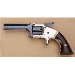 Connecticut Arms Co. spur trigger pocket  revolver, .25 cal., 3” octagon barrel, blue  and silver fi