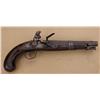 Image 1 : Model 1826 U.S. Naval Single Shot flintlock  pistol by W. L. Evans, .54 cal., 8-1/2”  barrel, brown 