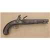 Image 2 : Model 1826 U.S. Naval Single Shot flintlock  pistol by W. L. Evans, .54 cal., 8-1/2”  barrel, brown 