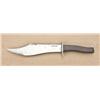 Image 2 : Rare J. Craver Bowie Knife. Approx 11-3/4”  overall, 7-3/8” stylized clip blade. Unusual  scimitar-s