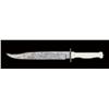 Image 1 : Very large display knife, approx 26-1/2”  overall with 17-1/4” clip point blade with  false edge and