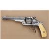 Image 1 : Smith & Wesson Model 3 Russian Third Model  Single Action revolver, .44 cal., 6-1/2”  barrel, nickel