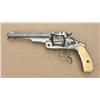 Image 2 : Smith & Wesson Model 3 Russian Third Model  Single Action revolver, .44 cal., 6-1/2”  barrel, nickel