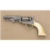 Image 2 : Colt Model 1849 Pocket percussion revolver,  .31 cal., 4” octagon barrel, silver finish,  ivory grip