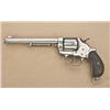 Image 2 : Colt Model 1878 DA revolver, .45 Colt cal.,  7-1/2” barrel, nickel finish, checkered hard  rubber gr