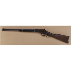 Winchester Model 1873 lever action carbine,  First Model with thumbprint dust cover, .44  cal., 20”