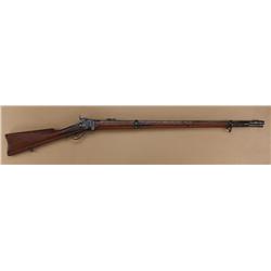 Sharps Springfield Altered Model cartridge  military rifle, .50-70 cal., 35” round  barrel, two barr
