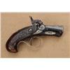 Image 1 : Philadelphia Deringer single shot percussion  pistol, .41 cal., desirable 2” barrel, banded  breech,