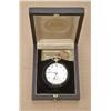 Image 8 : Inscribed 14 kt. Gold Howard pocket watch  contained in a factory Howard rosewood case  in overall e