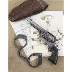 Important Colt SAA revolver belonging to  William Warren Sterling, the only Texas  Ranger in the his