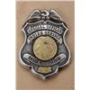 Image 1 : Cast metal Special Officer, Indian Service,  Omaha Reservation shield badge with brass  center piece