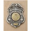Image 2 : Cast metal Special Officer, Indian Service,  Omaha Reservation shield badge with brass  center piece