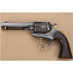 Colt Bisley Single Action revolver, .32  W.C.F. cal., 4-3/4” barrel, blue and case  hardened finish,