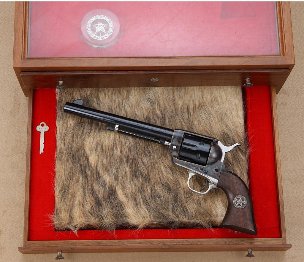 Colt Single Action Army revolver, Texas Ranger commemorative, .45 ...