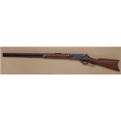 Winchester First Model 1876 early Open Top  lever action rifle, .44 cal., 28” octagon  barrel, blue