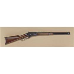 Whitneyville Kennedy lever-action carbine,  .44 cal., 20” barrel, blue finish, wood  stocks, #J542. 