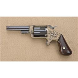Brooklyn Firearms Co. “Slocum Sliding Sleeve”  spur trigger revolver, .32 cal., 3” round  barrel, bl