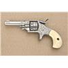 Image 1 : Engraved Forehand & Wadsworth spur trigger  revolver, .22 cal., 2-1/2” octagon barrel,  nickel finis