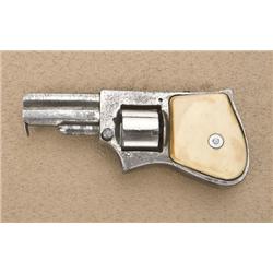 Little Alright “squeezer” oddity by Boardman  and Peavey, .22 cal., 1-3/4” barrel, nickel  finish, i