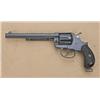 Image 1 : Colt Model 1878 DA revolver, .45 Colt cal.,  7-1/2” barrel, blue finish, checkered black  hard rubbe