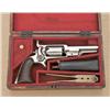 Image 1 : Colt Root side hammer spur trigger revolver,  .28 cal., 3-1/2” octagon barrel, nickel  finish, wood 
